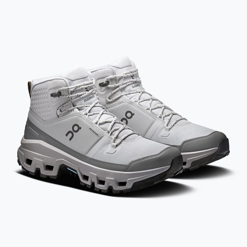 Мъжки туристически обувки On Cloudrock Mid Waterproof glacier/alloy 2