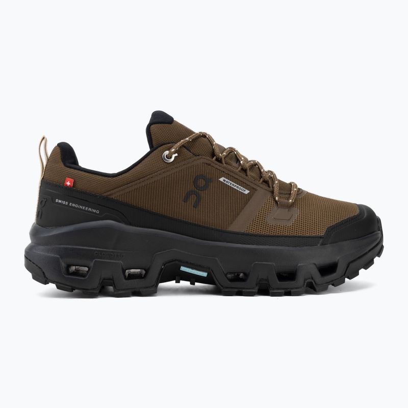 Мъжки обувки On Cloudrock Low Waterproof earth/black 2