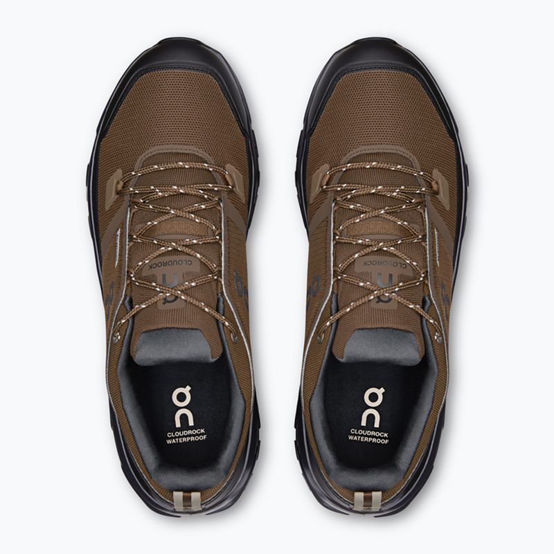 Дамски обувки On Cloudrock Low Waterproof earth/black 5