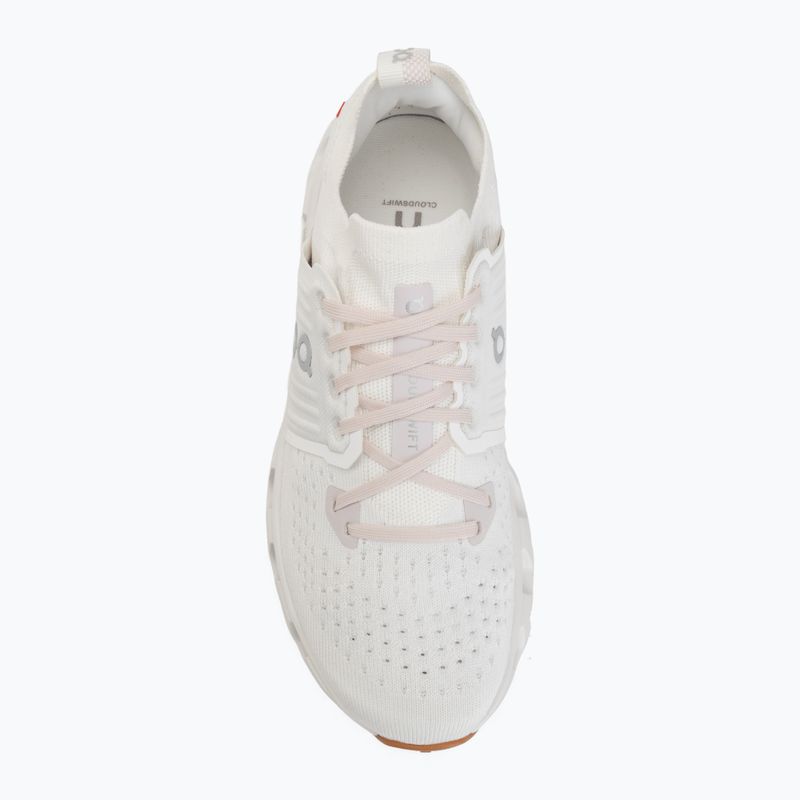 Дамски обувки за бягане On Cloudswift 4 white/lily 5