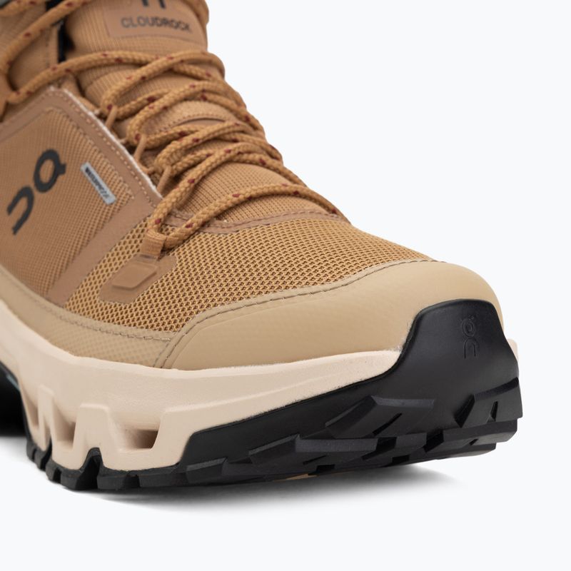 Дамски обувки On Cloudrock Mid Waterproof sphinx/sand 7