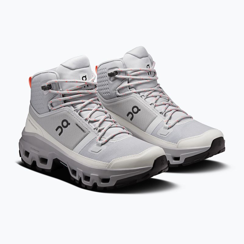 Дамски туристически обувки On Cloudrock Mid Waterproof glacier/alloy 2
