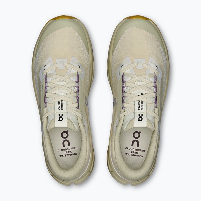 Дамски обувки за бягане On Running Cloudsurfer Trail 2 Waterproof ghost/chalk 6