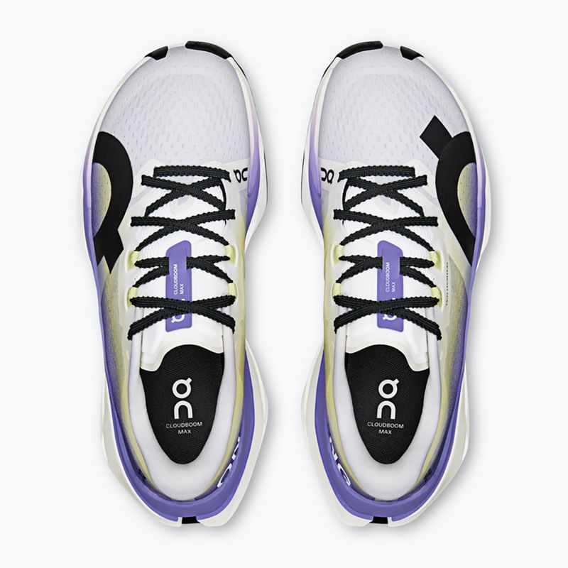 Дамски обувки за бягане On Cloudboom Max white/juniper 6