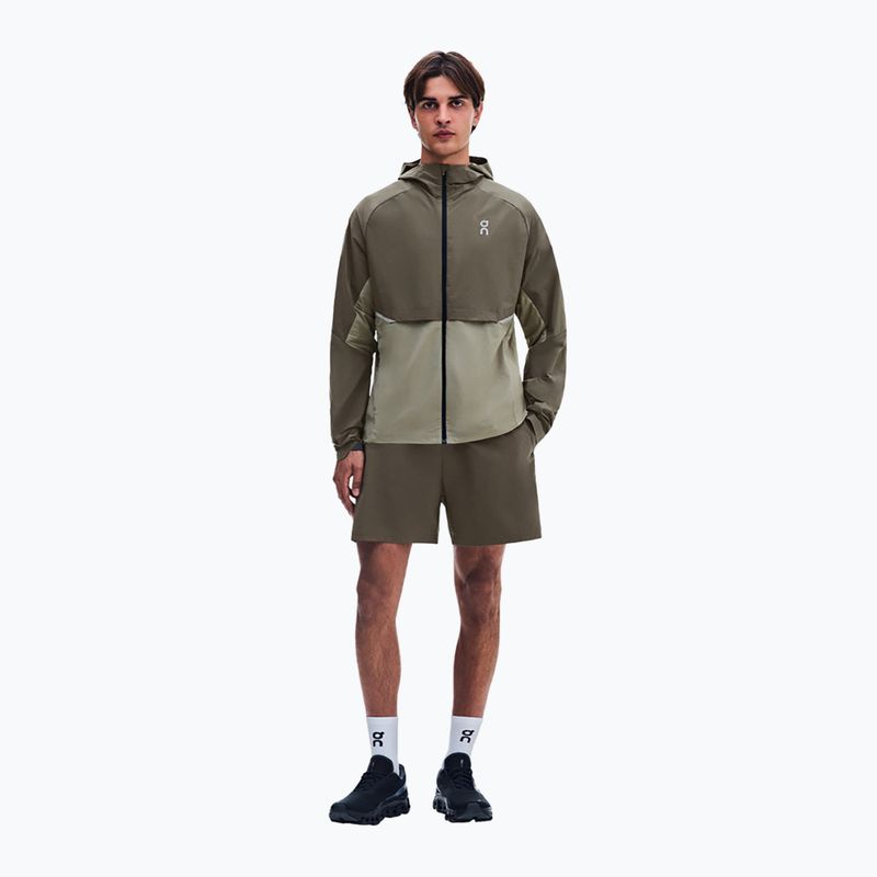 Мъжко яке за бягане On Core bark/vetiver 2