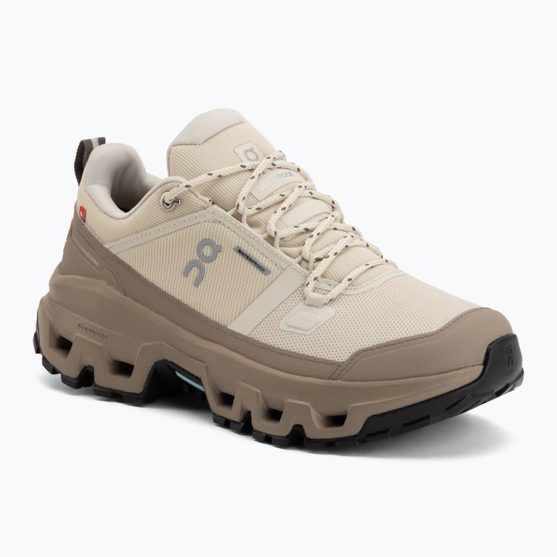 Дамски туристически обувки On Cloudrock Low Waterproof grain/soba