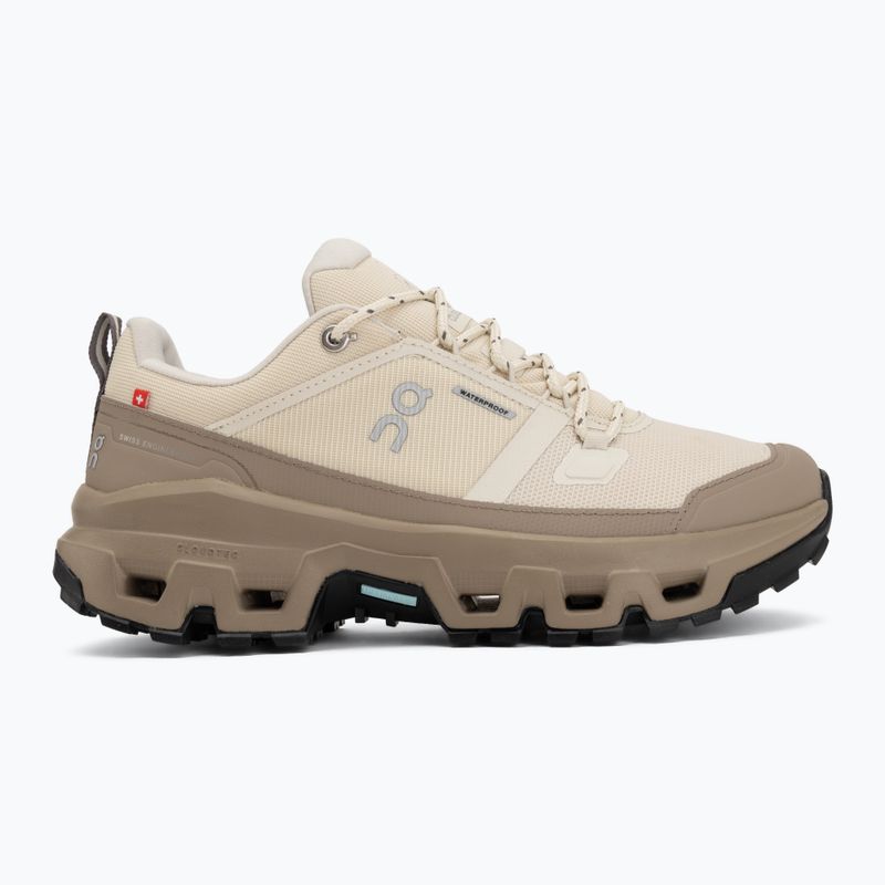 Дамски туристически обувки On Cloudrock Low Waterproof grain/soba 2