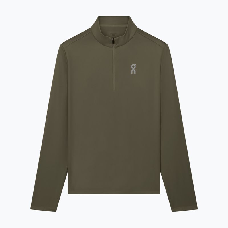 Мъжки суитшърт за бягане On Core 1/4 Zip bark