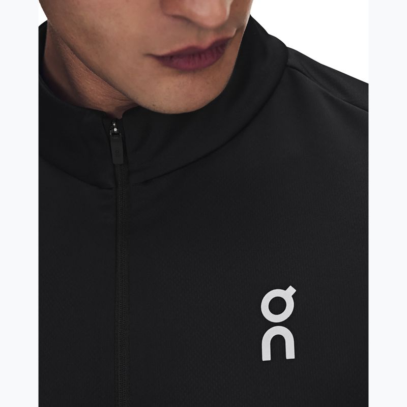 Мъжки суитшърт за бягане On Core 1/4 Zip black 6