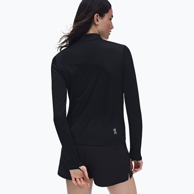 Дамски суитшърт за бягане On Core 1/4 Zip black 5