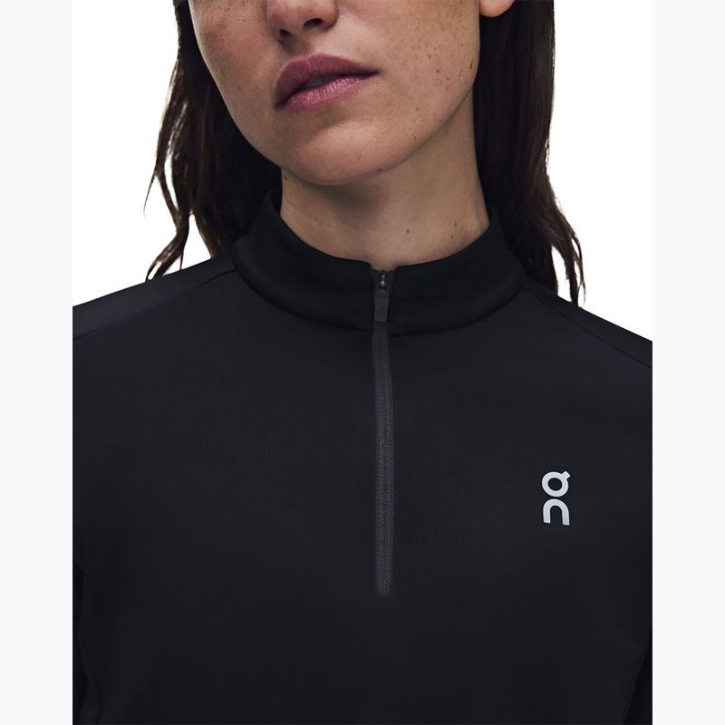 Дамски суитшърт за бягане On Core 1/4 Zip black 6