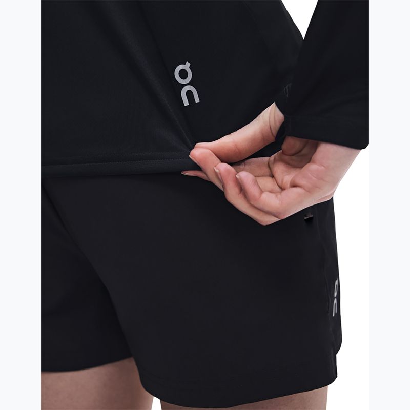 Дамски суитшърт за бягане On Core 1/4 Zip black 7