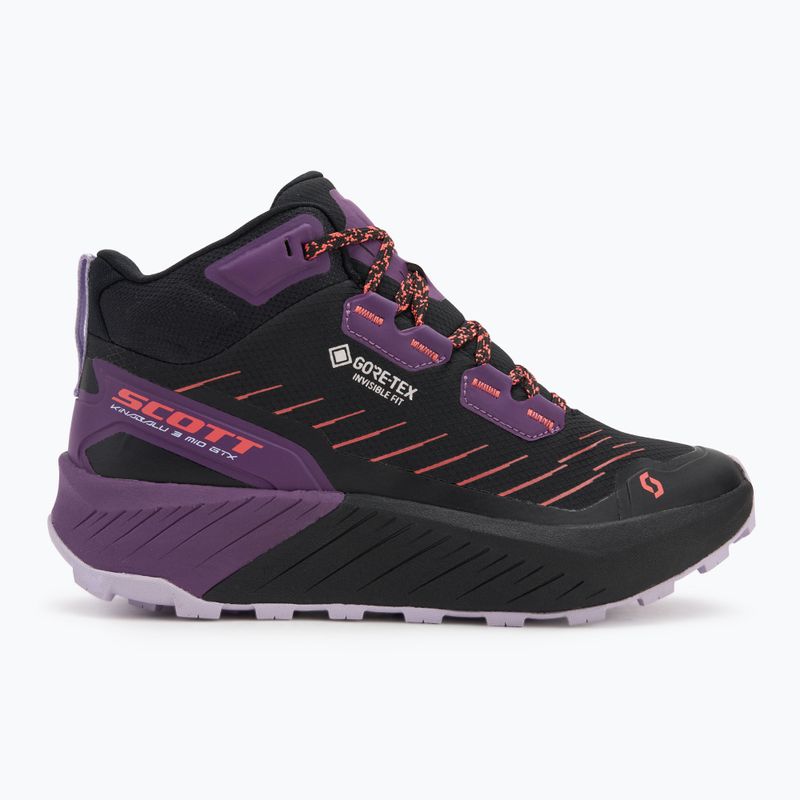 Дамски обувки за бягане SCOTT Kinabalu 3 Mid Gore-Tex black/vivid purple 2
