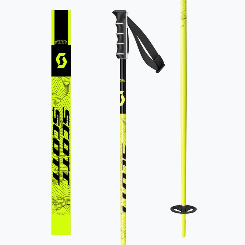 Скиорски щеки SCOTT Sea neon yellow 9
