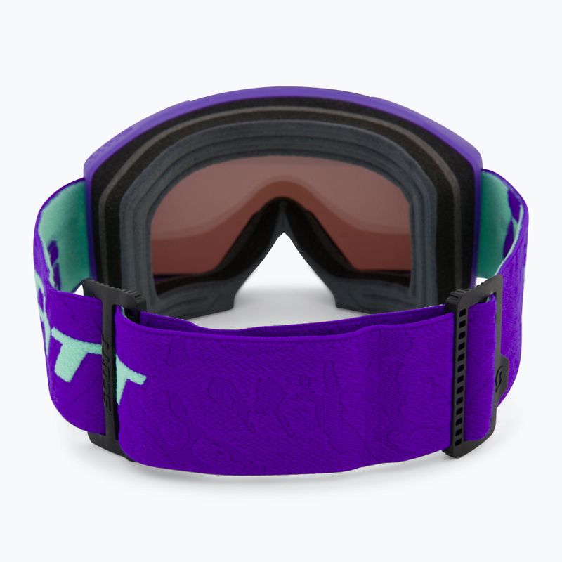 Скиорски очила SCOTT Shield deep purple/solar red chrome ski goggles 3