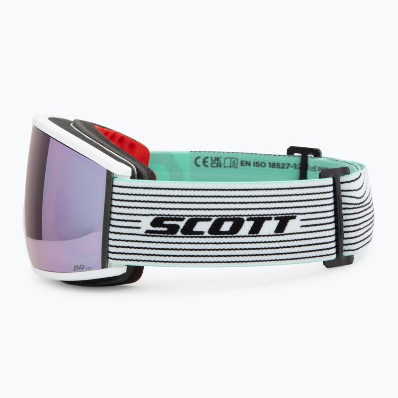 Скиорски очила SCOTT Ambit white/mint green/amp lavender chrome 4