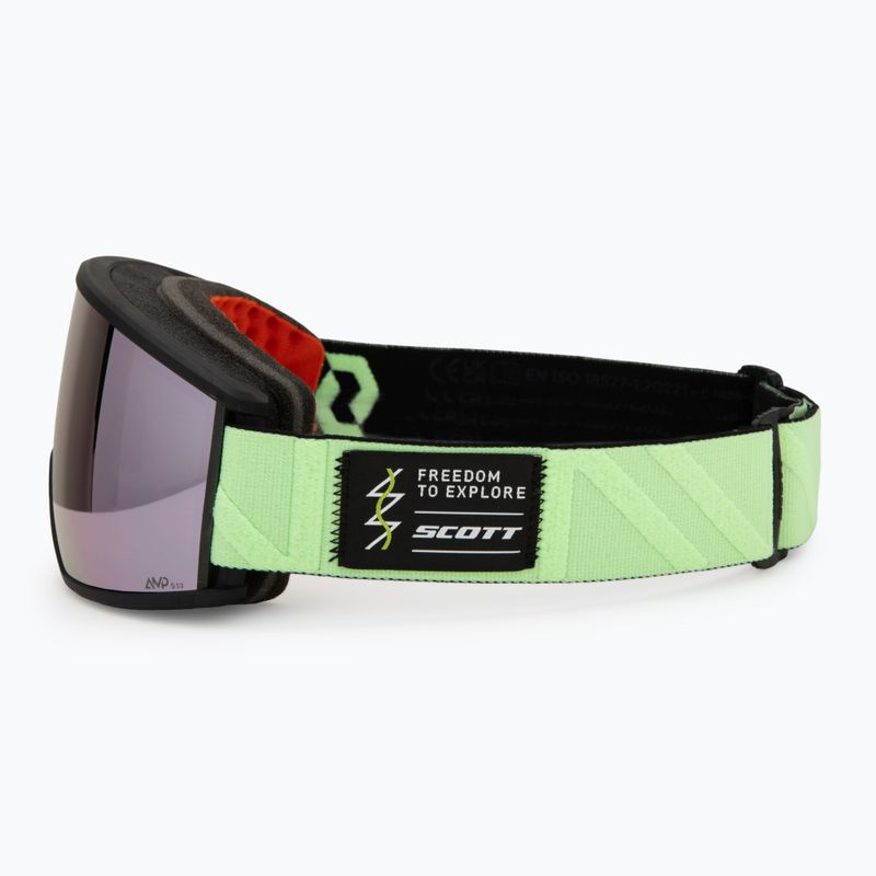 Скиорски очила SCOTT Ambit Compact glow green/amp lavender chrome 4