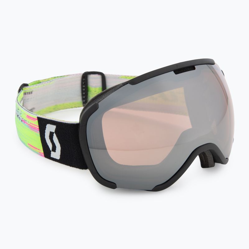 Скиорски очила SCOTT Faze II black/neon yellow/amp silver chrome