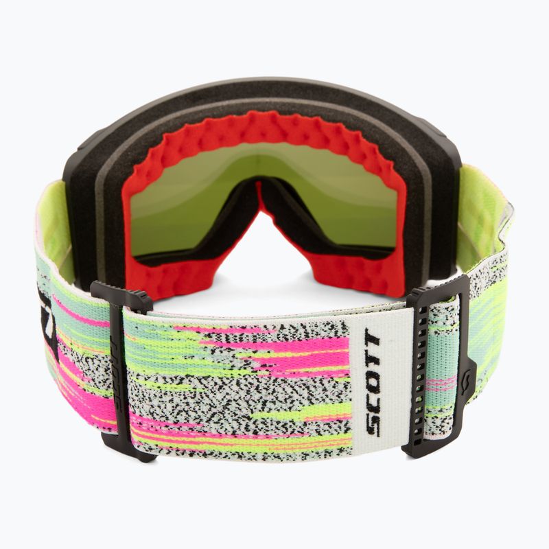 Скиорскa маска SCOTT React black/neon yellow/amp lavender chrome 4