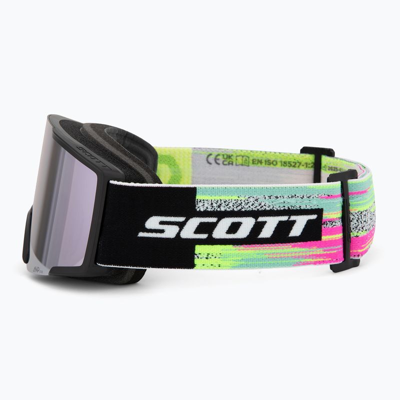 Скиорски очила SCOTT Shield black/neon yellow/amp lavender chrome 4