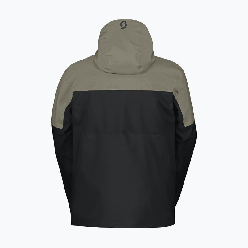 Мъжко скиорско яке SCOTT Ultimate Dryo 10 black/dust grey 2