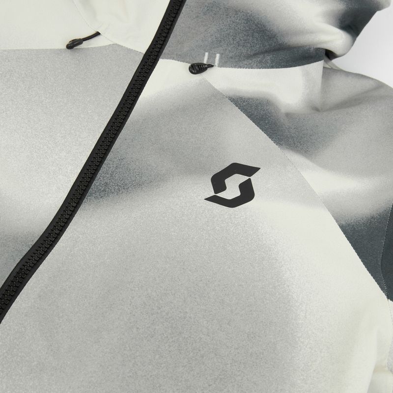 Дамско скиорско яке SCOTT Ultimate Dryo 10 dust white print/black 3