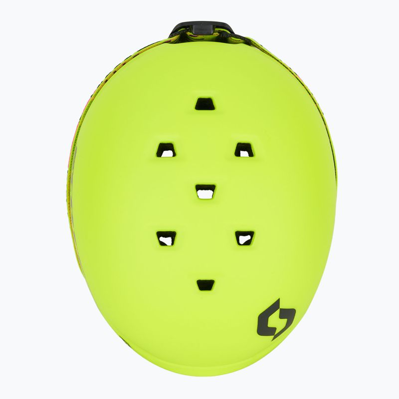 Детска скиорска каска SCOTT Keeper 2 + ски очила Witty neon yellow 6