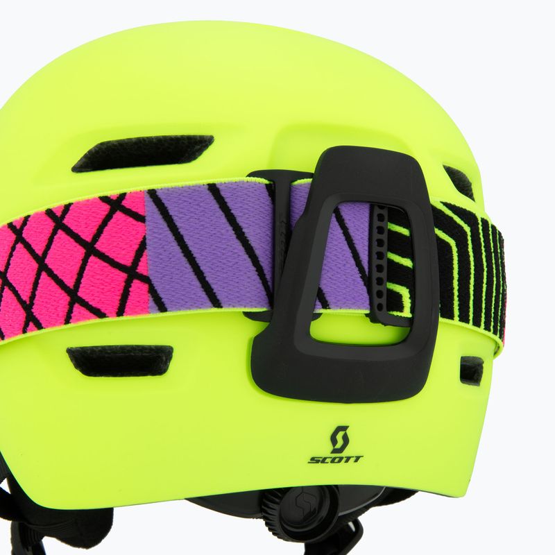 Детска скиорска каска SCOTT Keeper 2 + ски очила Witty neon yellow 7