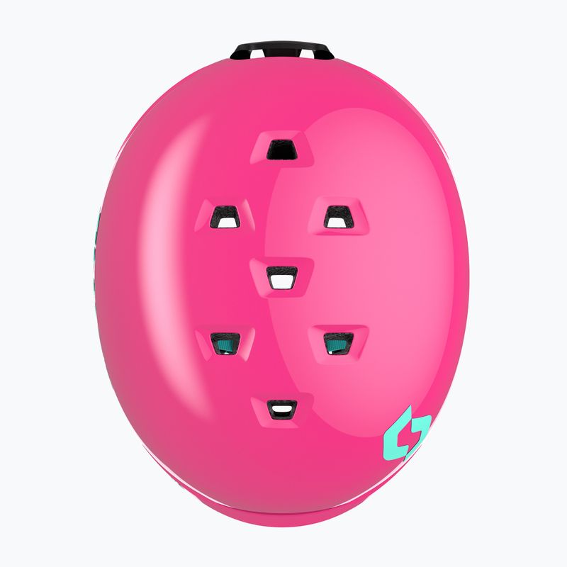 Детска скиорска каска SCOTT Keeper 2 mint green/neon pink 4