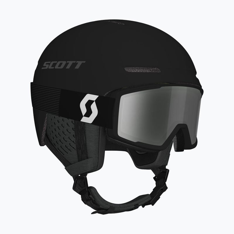 Скиорска каска SCOTT Track + Goggles Factor Pro Combo mineral black/amp silver chrome 10