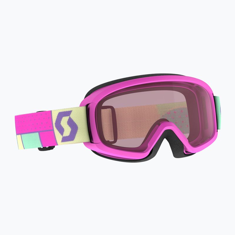 Детски ски очила SCOTT Witty SGL neon pink/enhancer