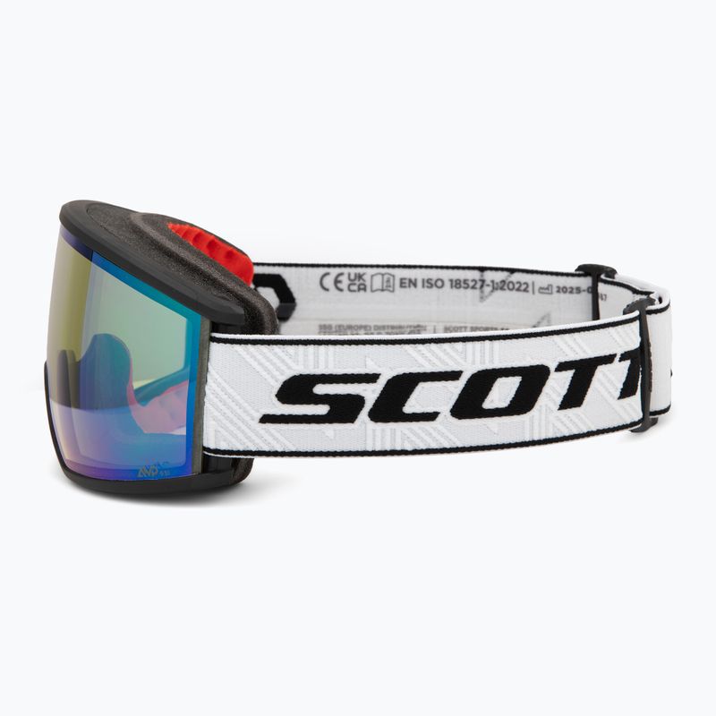 Скиорски очила SCOTT Ambit Compact black/white/amp aurora green chrome 4