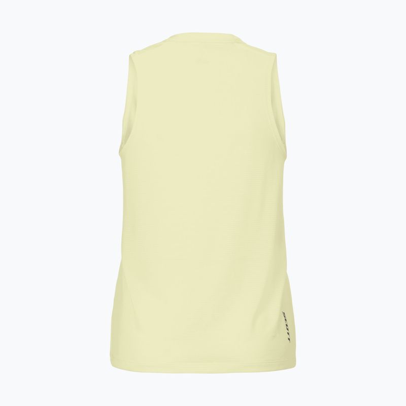 Дамска тениска за бягане SCOTT Endurance LT Tank pastel yellow 2