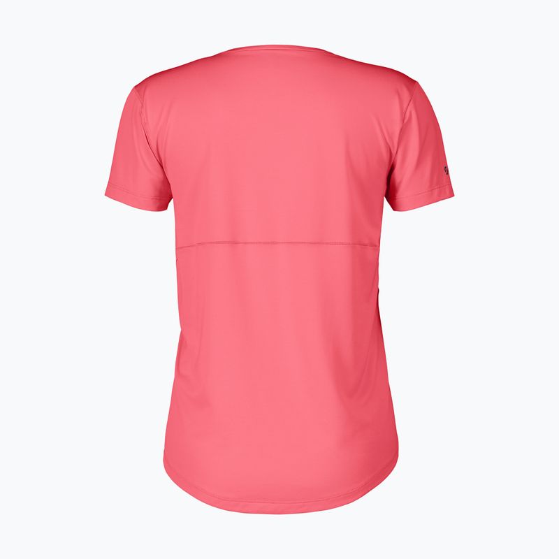 Дамска тениска за бягане SCOTT Endurance Tech digital pink 2