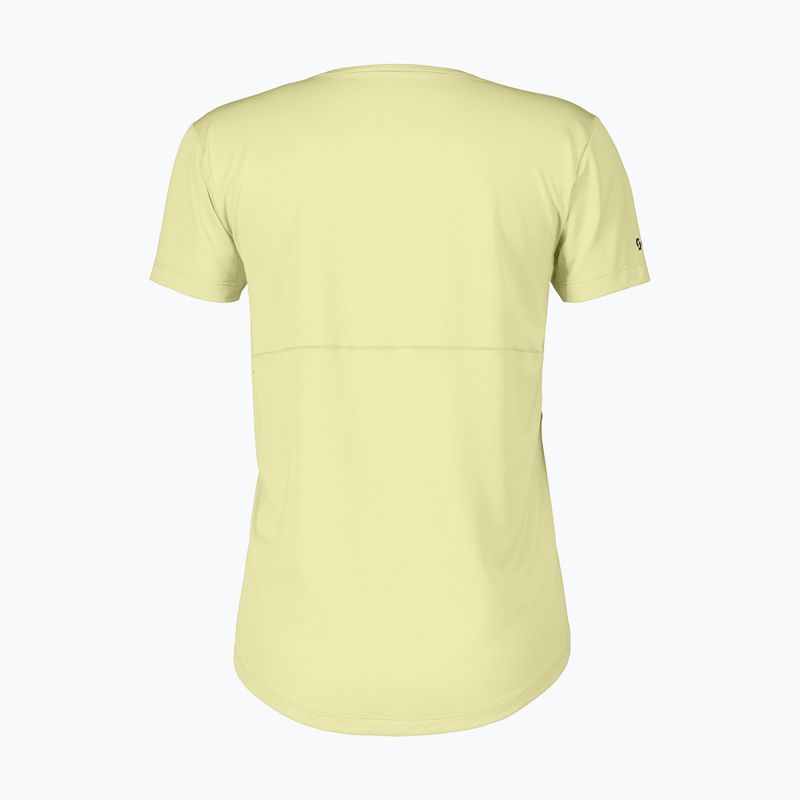 Дамска тениска за бягане SCOTT Endurance Tech pastel yellow 2