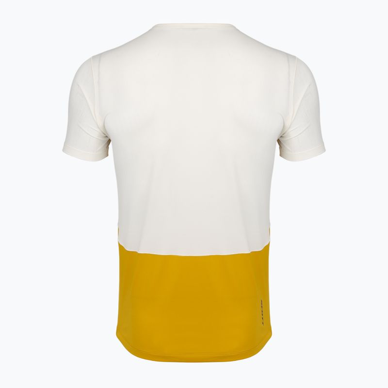 Мъжка тениска за бягане SCOTT Endurance Tech white/sundial yellow 2