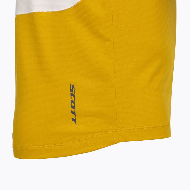 Мъжка тениска за бягане SCOTT Endurance Tech white/sundial yellow 4