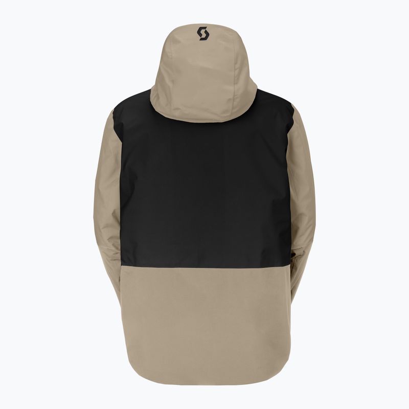 Мъжко скиорско яке SCOTT Ultimate Dryo 10 portobello beige/black 2