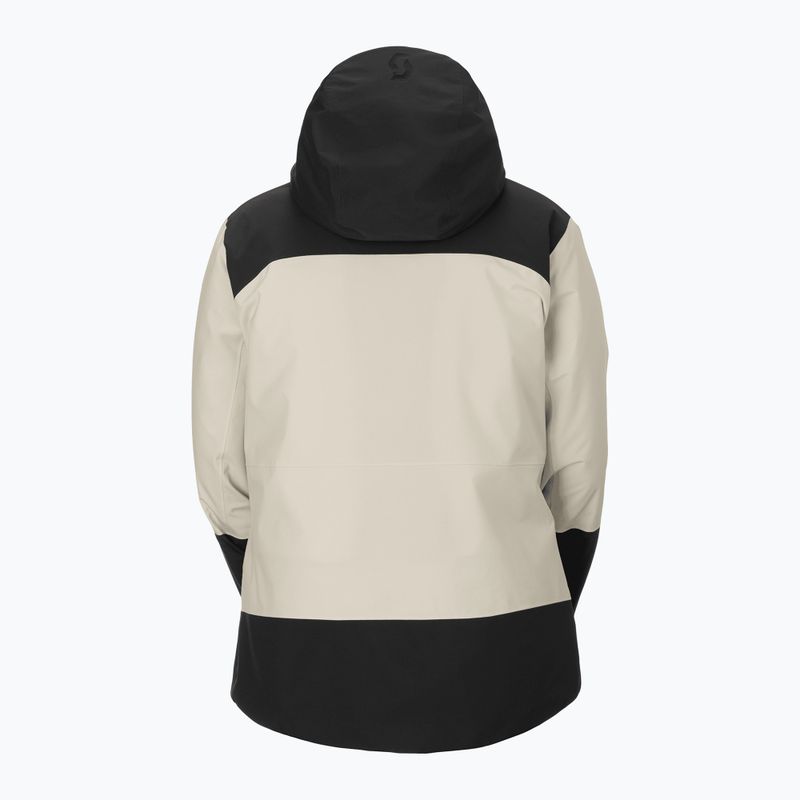 Дамско скиорско яке SCOTT Ultimate Dryo 10 latte beige/black 2