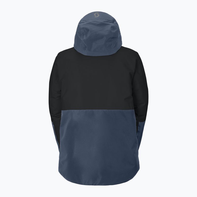 Мъжко скиорско яке SCOTT Ultimate Dryo black/dusk blue 2
