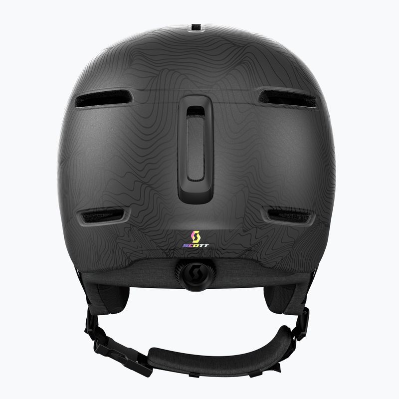 Скиорска каска SCOTT Track granite black/holo silver 3