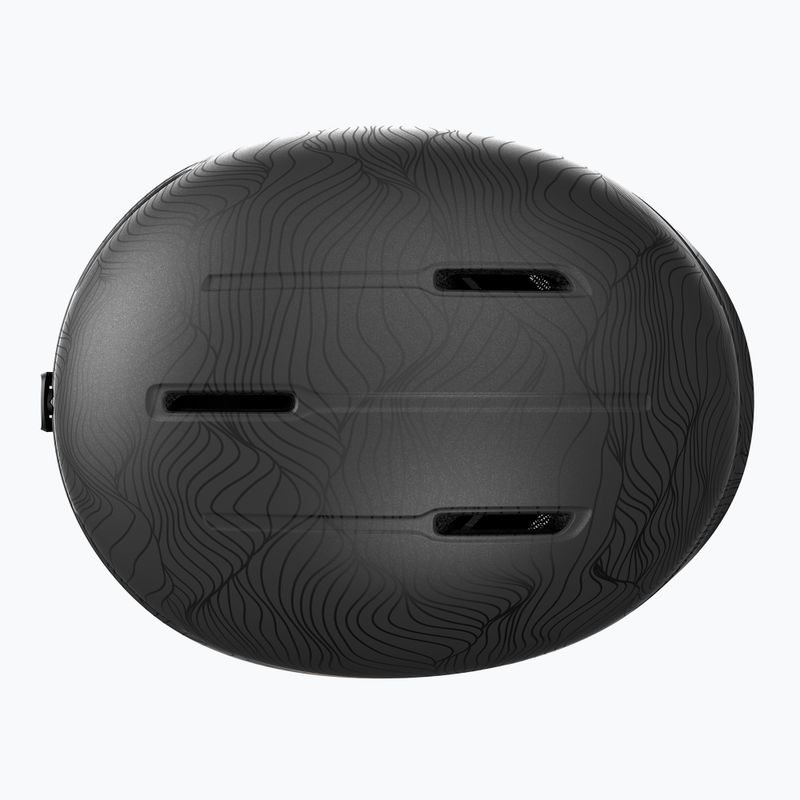 Скиорска каска SCOTT Track granite black/holo silver 4