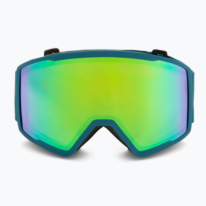 Скиорскa маска SCOTT Trace Pro petrol green/green chrome 2