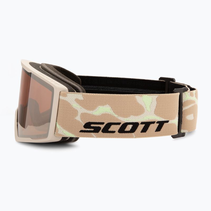 Скиорскa маска SCOTT Trace Pro mojave beige/silver chrome 4