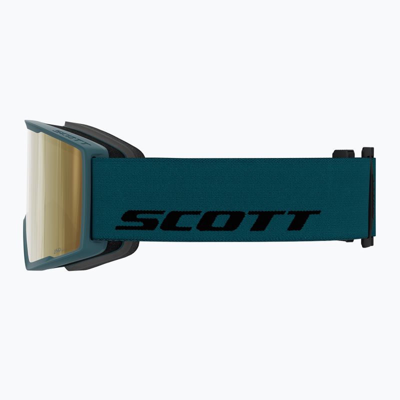 Скиорскa маска SCOTT Trace Pro Light Sensitive petrol green/amp ls cinnamon chrome 2