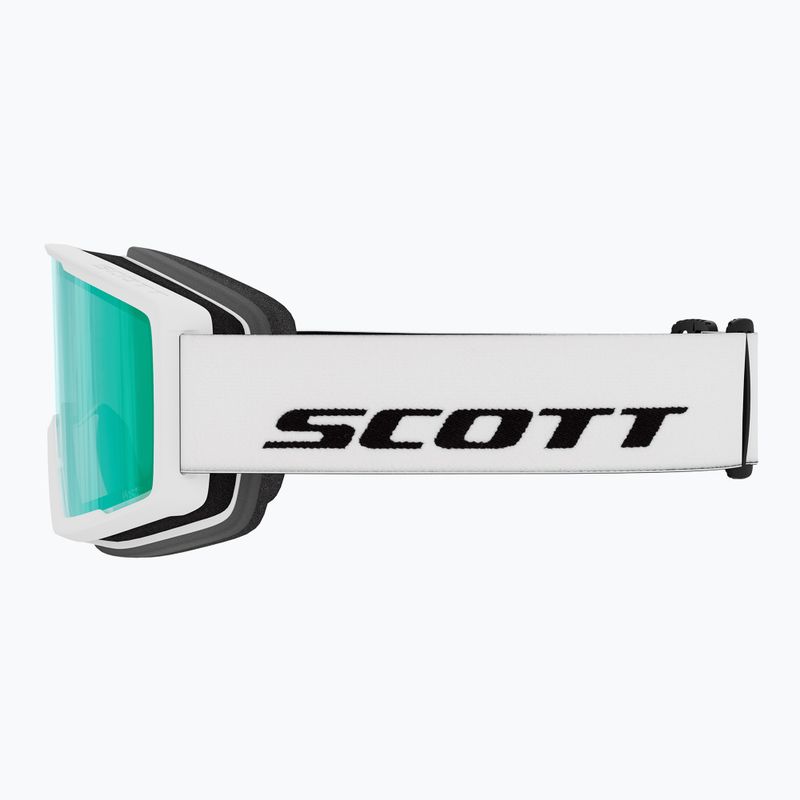 Скиорскa маска SCOTT Trace Pro Compact white/green chrome 2