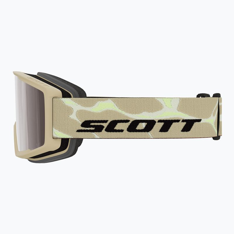 Скиорскa маска SCOTT Trace Pro Compact mojave beige/silver chrome 2