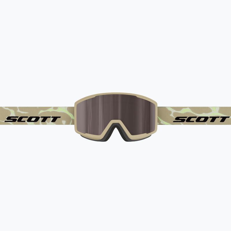 Скиорскa маска SCOTT Trace Pro Compact mojave beige/silver chrome 3
