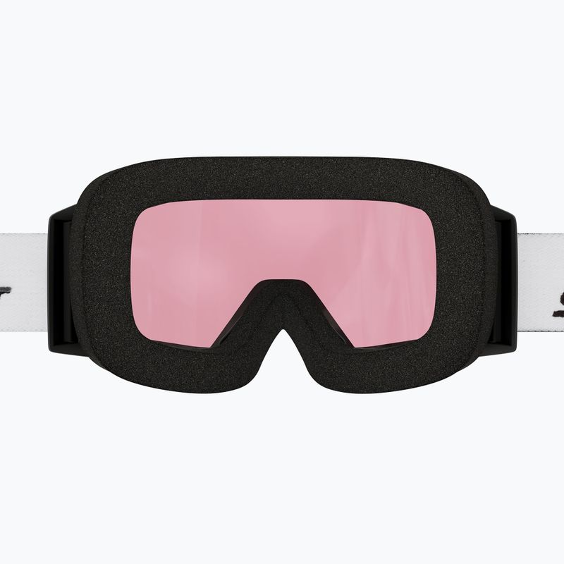 Детска скиорска маска SCOTT Shield black/rose 2