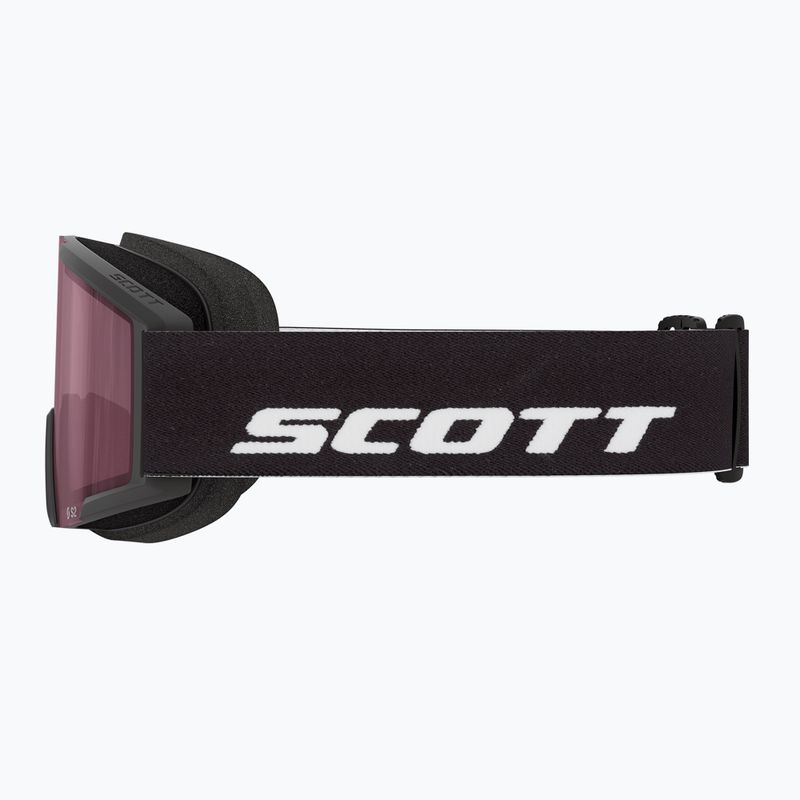 Детска скиорска маска SCOTT Shield black/rose 3